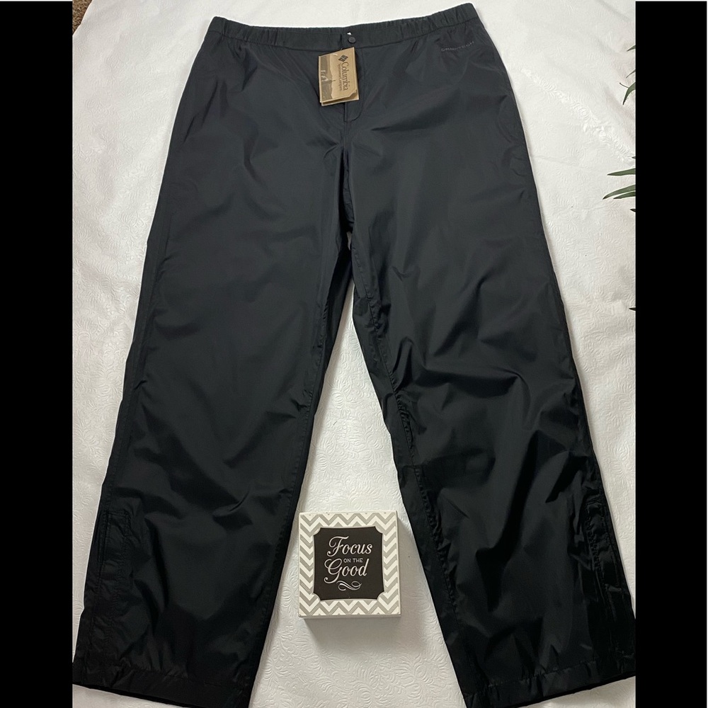 🔥NWT Women’s Black Omni-Tech Columbia Storm Pants